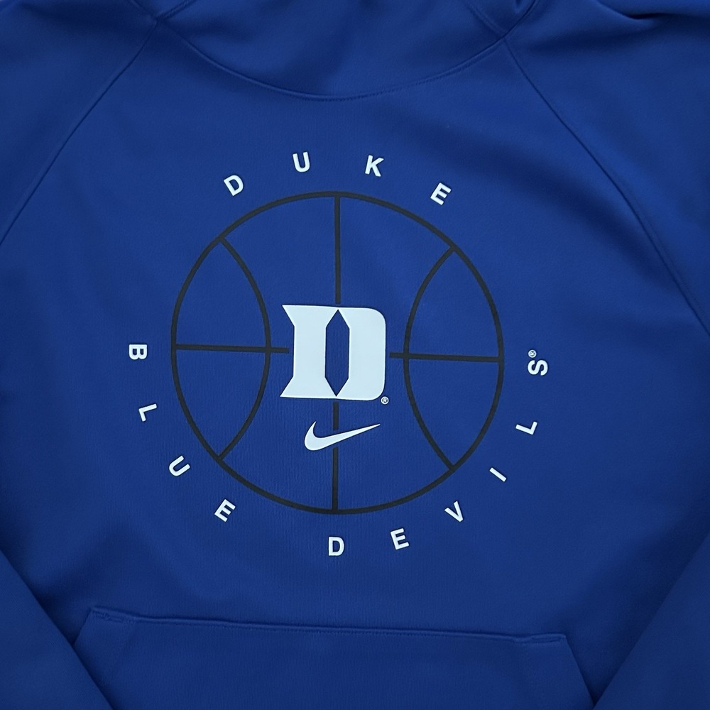 Nike Duke Blue Devils Basketball Spotlight Pullover Hoodie Men's Size Medium - Picture 2 of 7